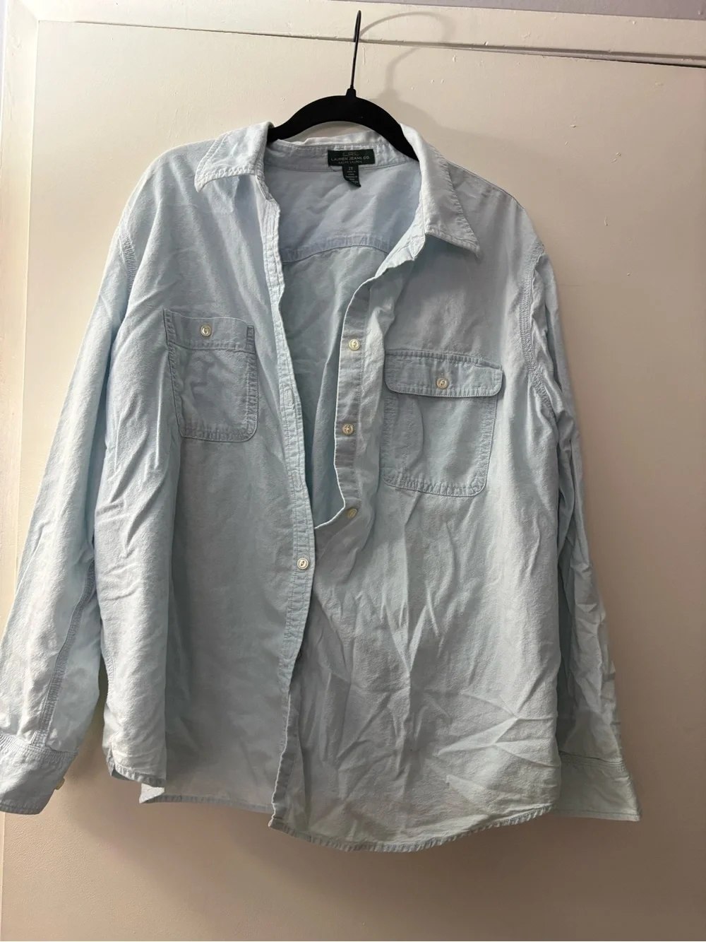 Ralph Lauren Light Blue Button-Down Shirt - Picture 1 of 3